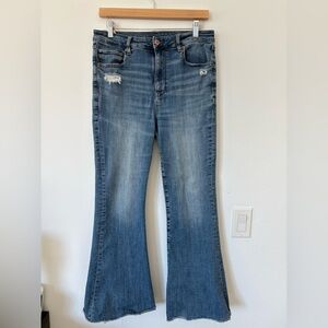 American Eagle Outfitters Blue Flare Jeans